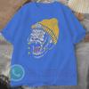 T-shirt con Tatuaggio Gorilla a Quattro Occhi Old School Streetwear Tuta Estiva da Uomo Harajuku Felpe con Cappuccio Top a Maniche Corte