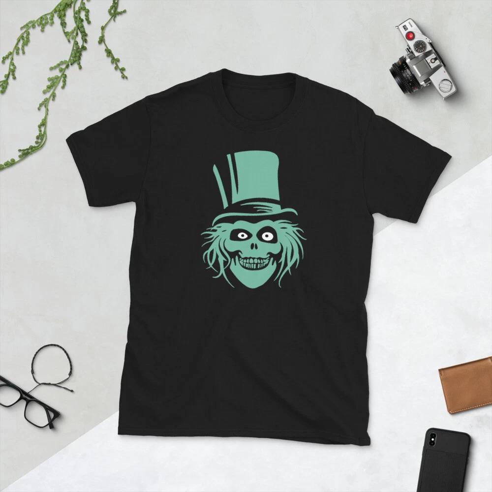 

HAT BOX GHOST -Short-Sleeve T-Shirt Haunted Mansion Disneyana Retro Style XL