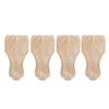 4PCS Carved Cabinet Feet Sofa Closet Coffee Table Foot Guesthouse Accessories for Hotel