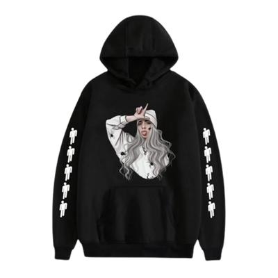 Spotlight Festiva Print Hoodies Billie Eilish Fan Pullovers Men Women Oversized Vintage Hip Hop Fashion Casual Sweatshirt Cloth