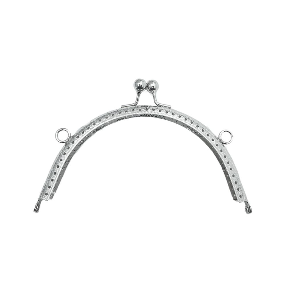 Metal Purse Frame Kiss Clasp Vintage Purse Frame Mini Bag Clasps  Handle Bag Accessories