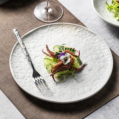 Ceramic Stone Pattern Western Food Dish High-grade Creative Disc Restaurant Tableware Exquisite El Desktop Setting Plate