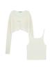 Salad Baguni Cardigan Setup - Ivory