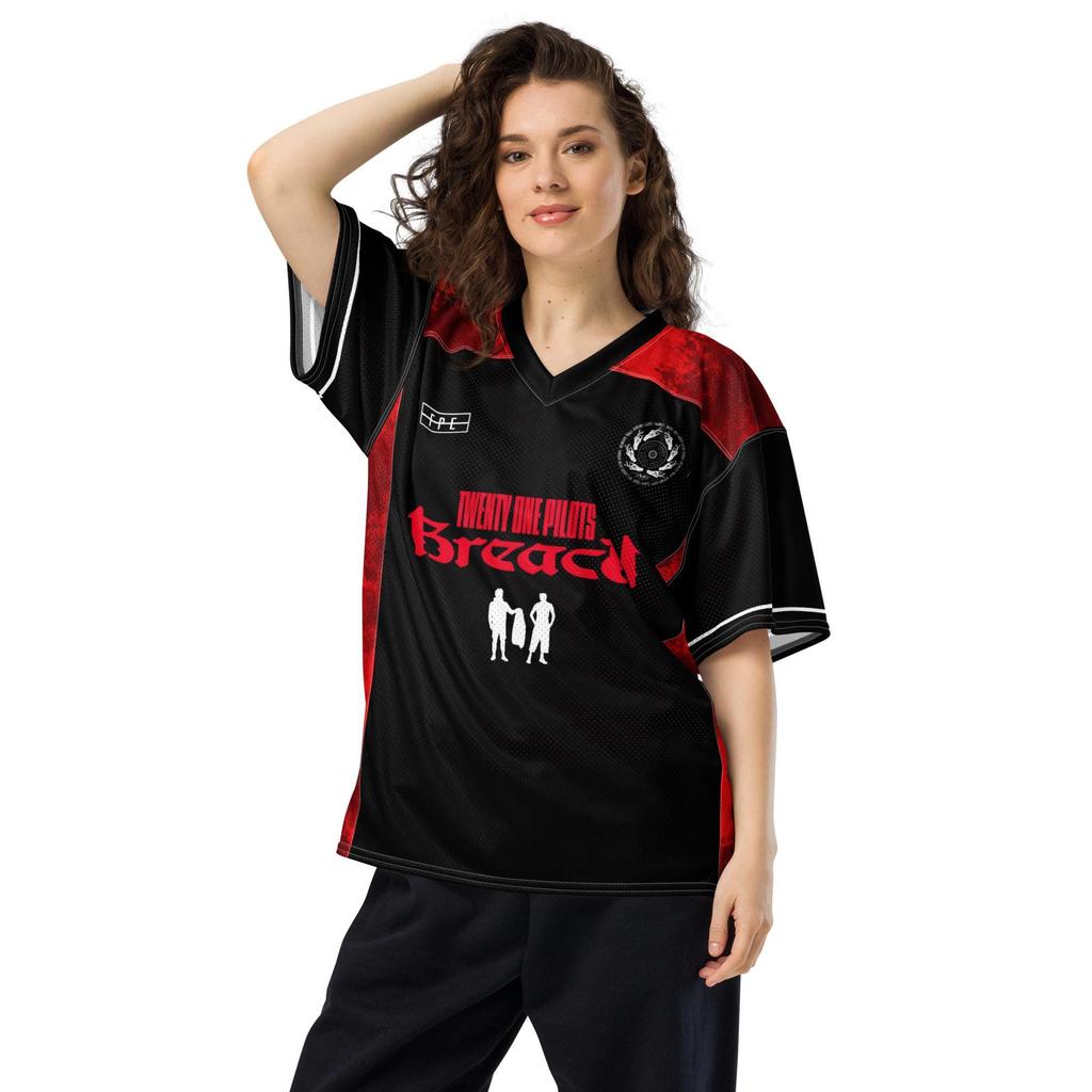 Maglia da Calcio Ispirata a Twenty One Pilots Breach