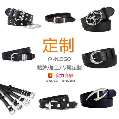 Belt Cowhide Fine Belt Women'S Quality Leather Cowhide Clothing Belt Neutral