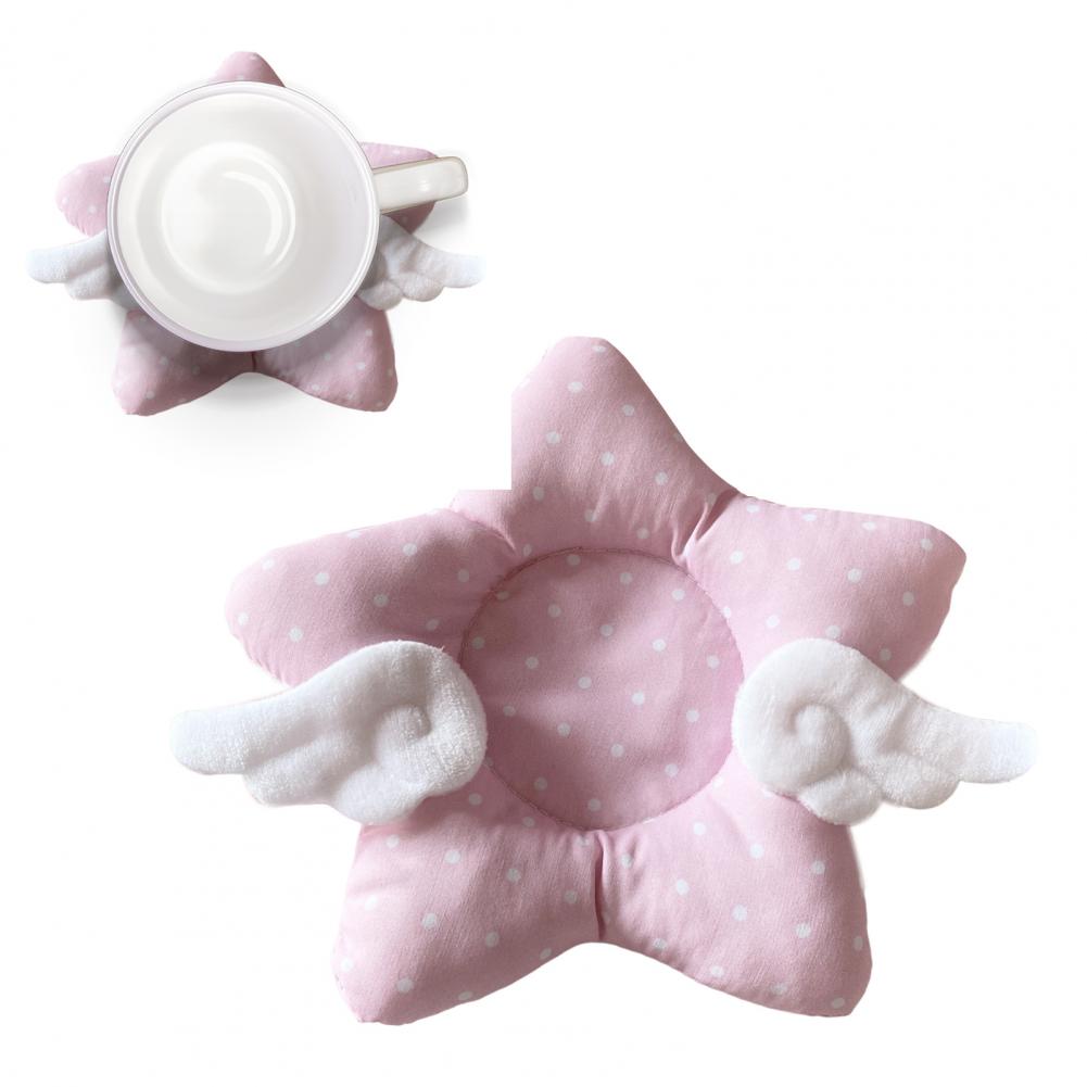 Cute Wing Pattern Coasters Coffee Coasters Star Wings Coasters Stylish Insulated Drink Mats for Home Kitchen Bar for Parties