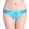 Sexy Mode Tanga Kitty Katze Cartoon Print G-Strings Mädchen Slips Frau. Baumwolle Unterwäsche Damen Höschen 6 Stück/Set