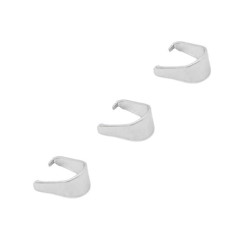 Stainless Steel Lobster Clasp End Cap for Beading Jewelry Accessories