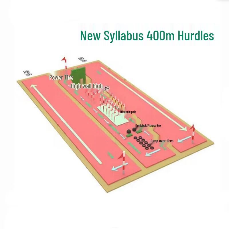 Leading Eagle 400m Obstacle Course & Fitness Training Equipment