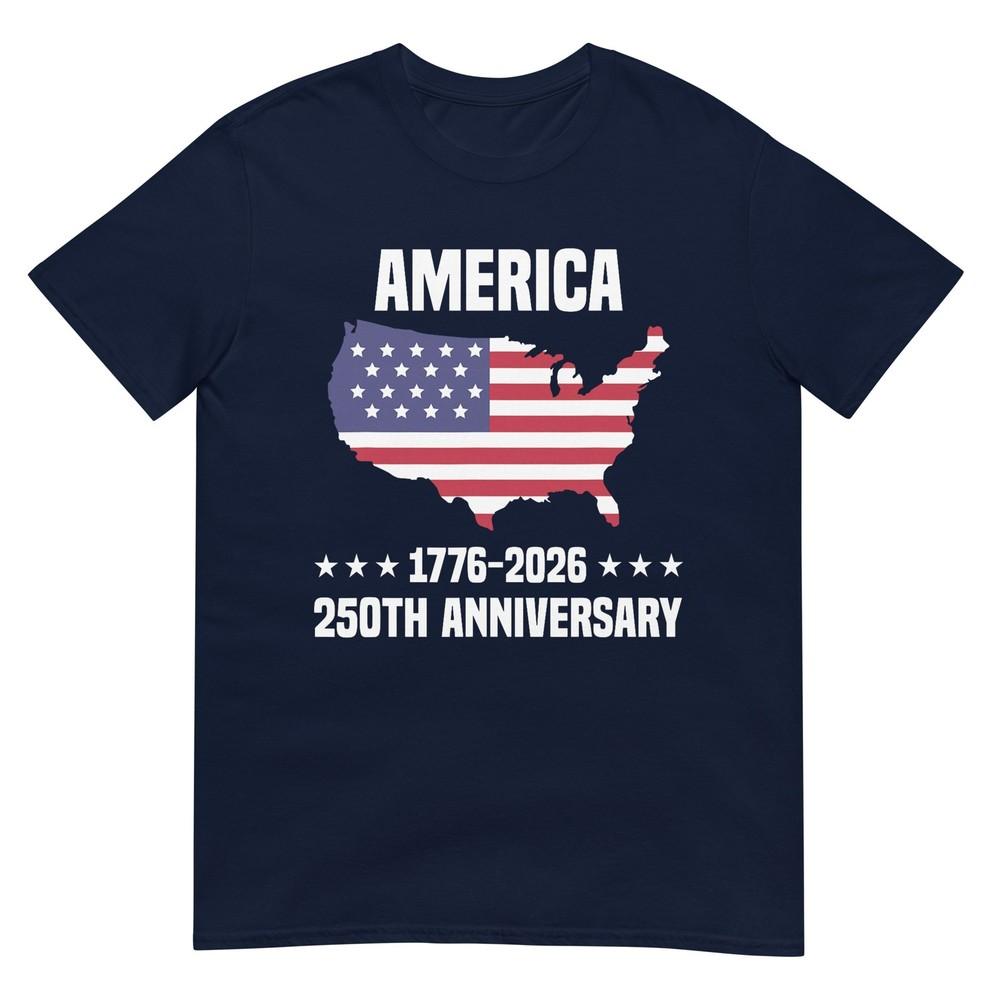 America Anniversary Shirt 4th Of July 250 Years Usa Tshirt S