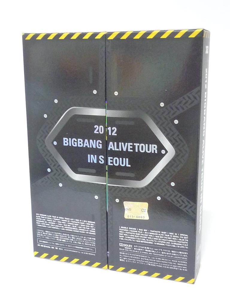 2012 BIGBANG ALIVE TOUR IN SEOUL Press Limited (3-DVD set) (First Edition)