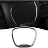 Steering Wheel Trim Cover, Carbon Fiber Central Steering Wheel Cover, Automotive Exterior for Challenger 2015 2021 for Dodge
