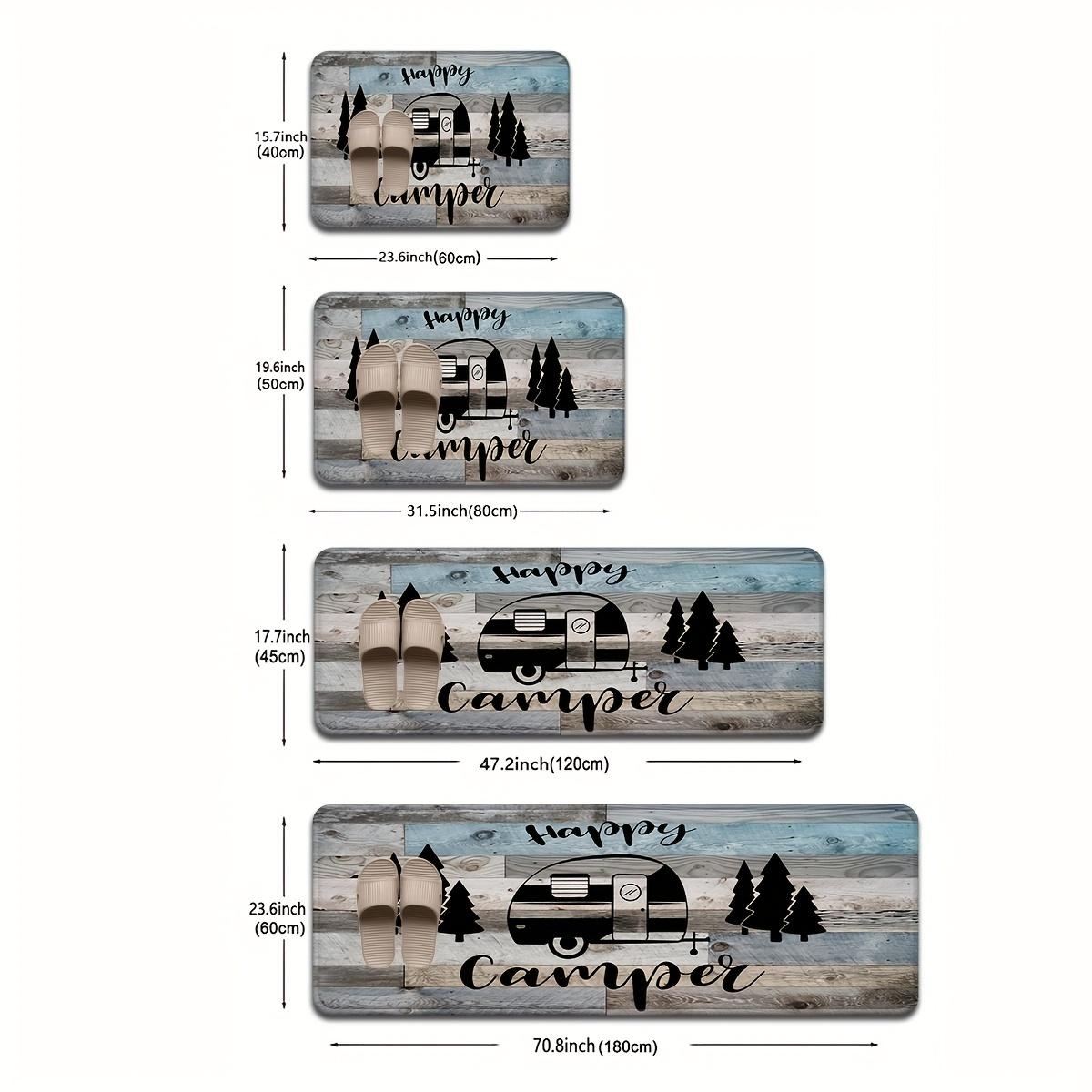 

коврик для кемпинга с текстурой дерева, водонепроницаемый нескользящий напольный коврик для пикника на открытом воздухе, легкий складной протектор для пола 45X120CM(1.5X3.9FT