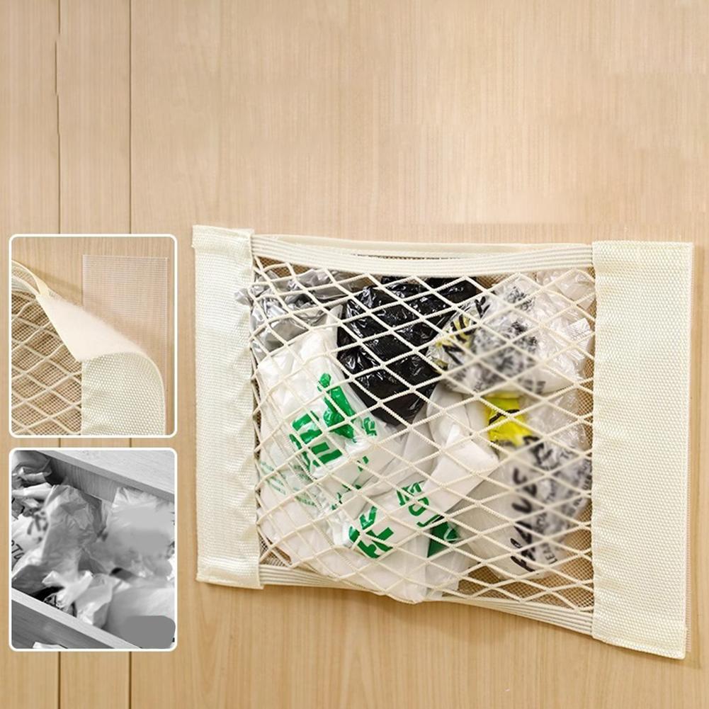 Wall Mounted Storage Bag with Large Capacity for Kitchen and Multiroom Use