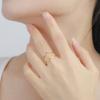 Skyrim Wave Ring Stainless Steel Gold Color V Shape Women‘s Finger Rings Minimalist Wedding Jewelry Gift Wholesale New In