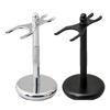 Men Razor Holder Alloy Shaving Brush Stand High Quality Men's Safety Manual Razor Rack (Not Including Shaving Razor & Brush)