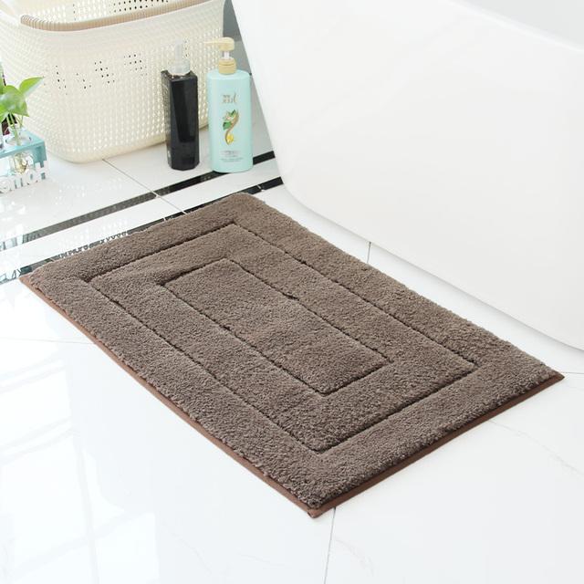 Super Absorbent Bath Mat Non -Slip Quick Drying Bathroom Rug Entrance Doormat Bathtub Floor Mats Toilet Carpet Home Decor
