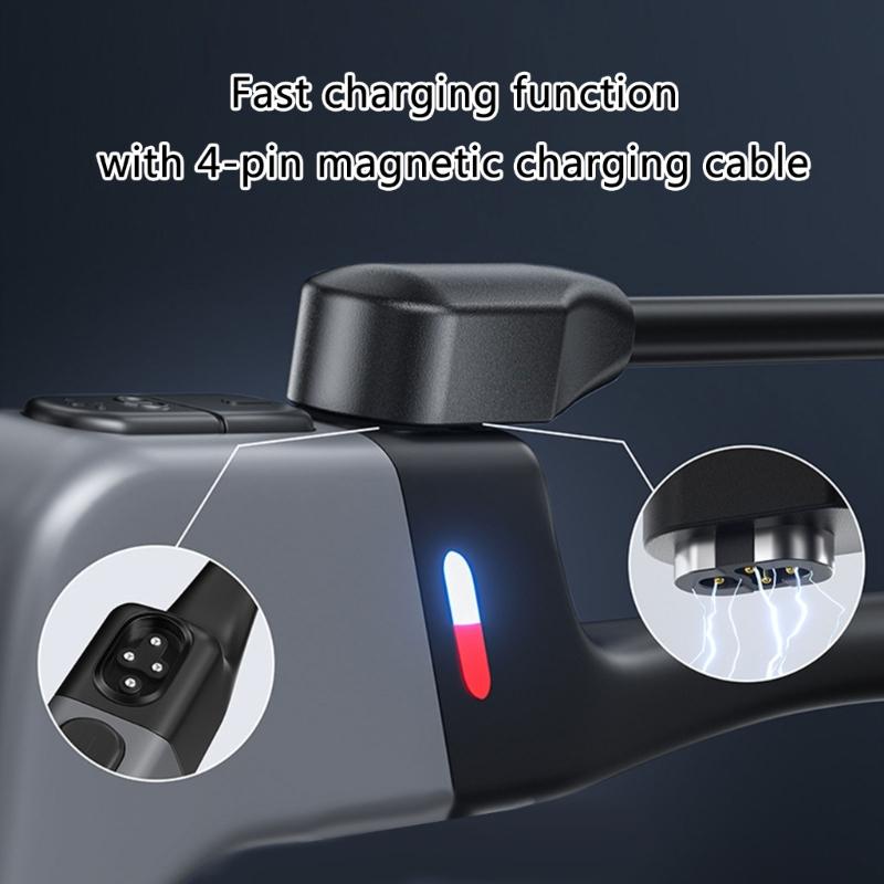 Charging Adapters Replacement USB Charging Cord Earphone Magnetic Charging Converters for SHOKZO penSwimPro S710