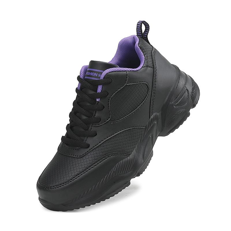 Fashion New Women Sneakers Platform Shoes Leather Waterproof Casual Sport Shoes Ladies Outdoor Running Vulcanized Shoes Zapatillas Mujer