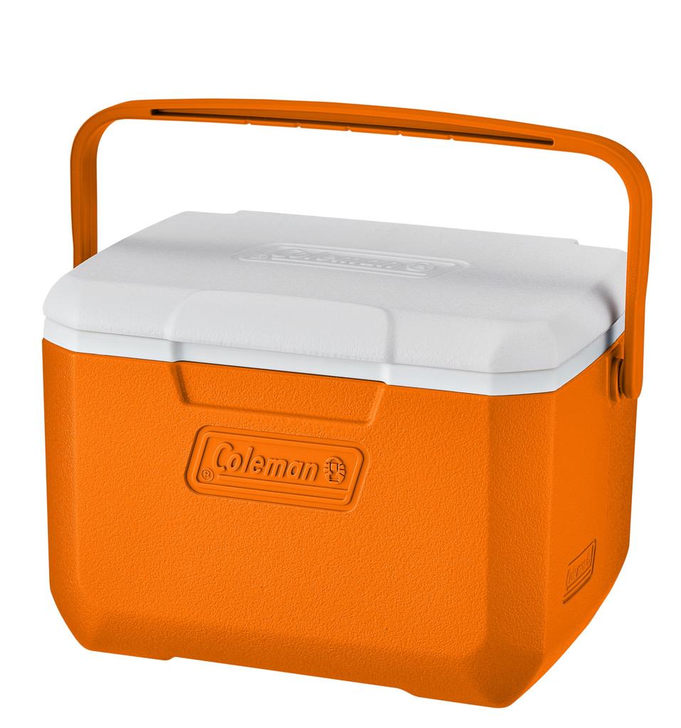 Coleman Take 6 Cooler Box Perfect for sports cherry blossom club lunch and other outdoor Durable and powerful cooling system for heat (Orange) -
