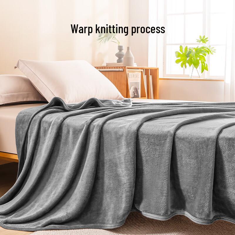 Jingdong Zhizao Classic Double-Sided Flannel Blanket