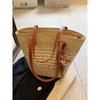 Fancy Woven Bag Women's 2025 New Arrival Summer Seaside Holiday Straw Bag Large Capacity Shoulder Tote Bag