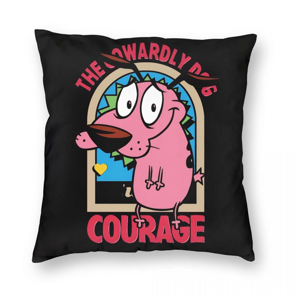 CCourages Cowardly Dog Cereal Box Pillowcase Soft Cushion Cover Decorative Throw Pillow Case Cover Home Drop Shipping cm
