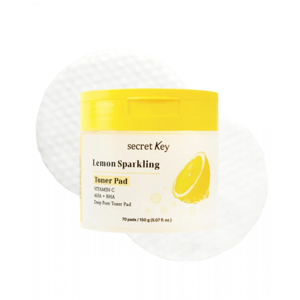 Secretkey Lemon Sparkling Toner Pad 70p NONE