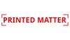 Printtoo Printed Matter Self Inking Rubber Stamp Pre-Inked Office Stamp- Home Office Business Stationery, Black- 42 X 9