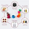 1/6pcs Fresh Keeping Sealers Wine Stopper Silicone Bar Accessories Portable Wine Bottle Cap