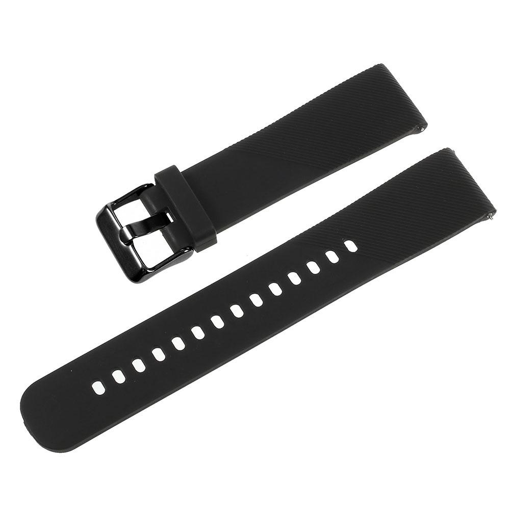 20mm Soft TPU Watch Band Strap for Samsung Gear S2 Classic/Garmin Vivoactive 3/Amazfit Youth