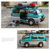 1/24 Mitsubishi Delica Mini Off Road VAN RV Alloy Car Model Sound and Light Children's Toy Collectibles Birthday Gift