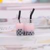 Accessories Resin Necklace Bottle Pearl Milk Tea Earrings Charms DIY Making Pendant Jewelry Making