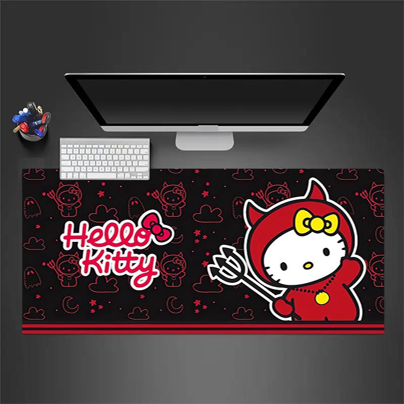 1pc Hello Kitty Devil Theme Computer Pad with Vibrant Print, Mouse Pads for Desk 137