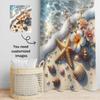Creative Beach Starfish Shower Curtain Washable Dirt-Resistant Shower Head Waterproof Polyester Bath Curtain For Home Decor