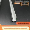 Fita de LED Neon de Alumínio com Revestimento de Silicone e Fivela de Fixação