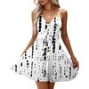 Women's Fashion Casual V Neck Casual Straps Sleeveless Floral Print Dresses