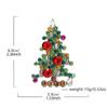 Christmas Series Brooch Snowman Christmas Tree Cat Garland Brooch Holiday Clothing Coat Accessories Women