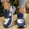Fashion Fashion Star Decor Platform Sneakers for Women Blue Denim Breathable Sports Shoes Woman Autumn 2025 Thick Sole Running Sneakers