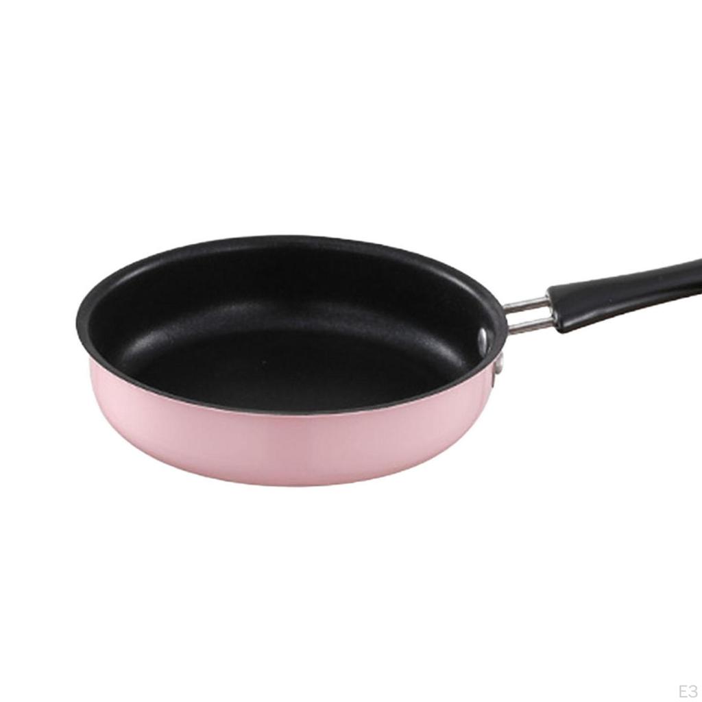 Omelet Pans with Long Round Skillet Non Smoke Fry Induction Cooker
