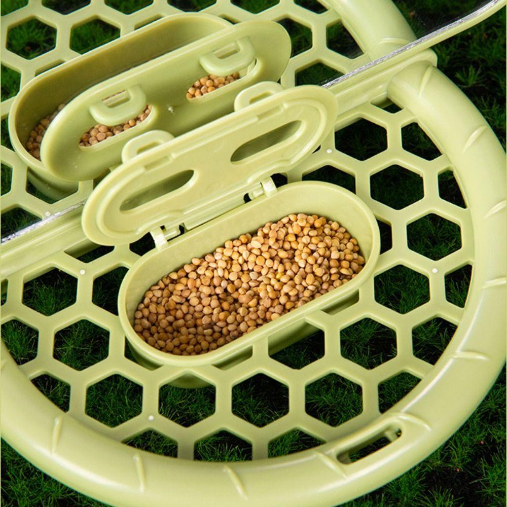 Clouds Shape Bird Perch Stand Save Space Parrots Feeders Bird Mirror Toy  Rest Platform