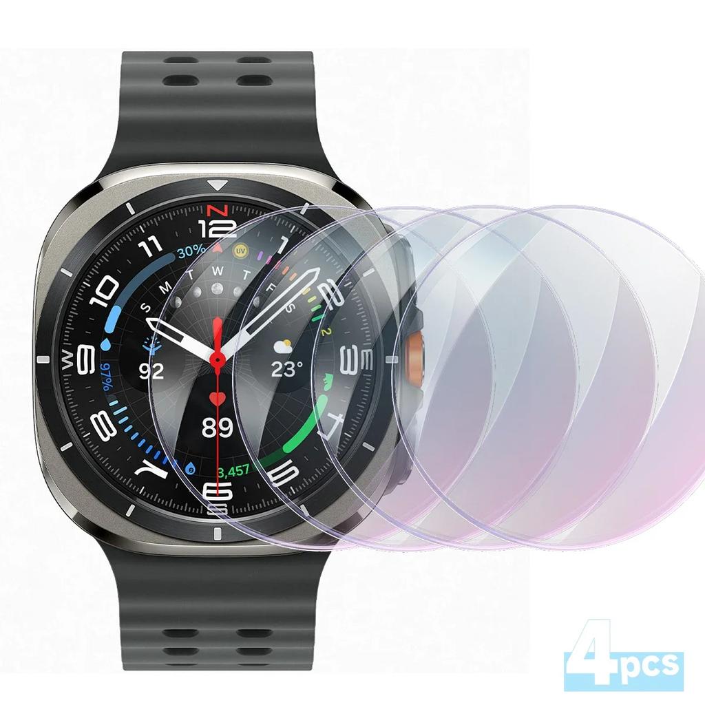 1-5 Stück gehärtetes Glas für Samsung Galaxy Watch 7 Ultra Watch7 40 44 Smartwatch Displayschutz Schutzglas Einfach zu installieren