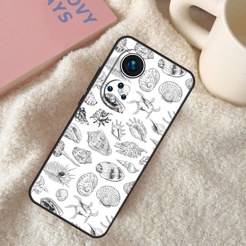 Seashell Shell Sea Art Case For Honor X9a X8a X8b X9b X9c X8 X9 50 70 90 Lite Honor 200 Pro Magic 7 5 6 Lite Coque