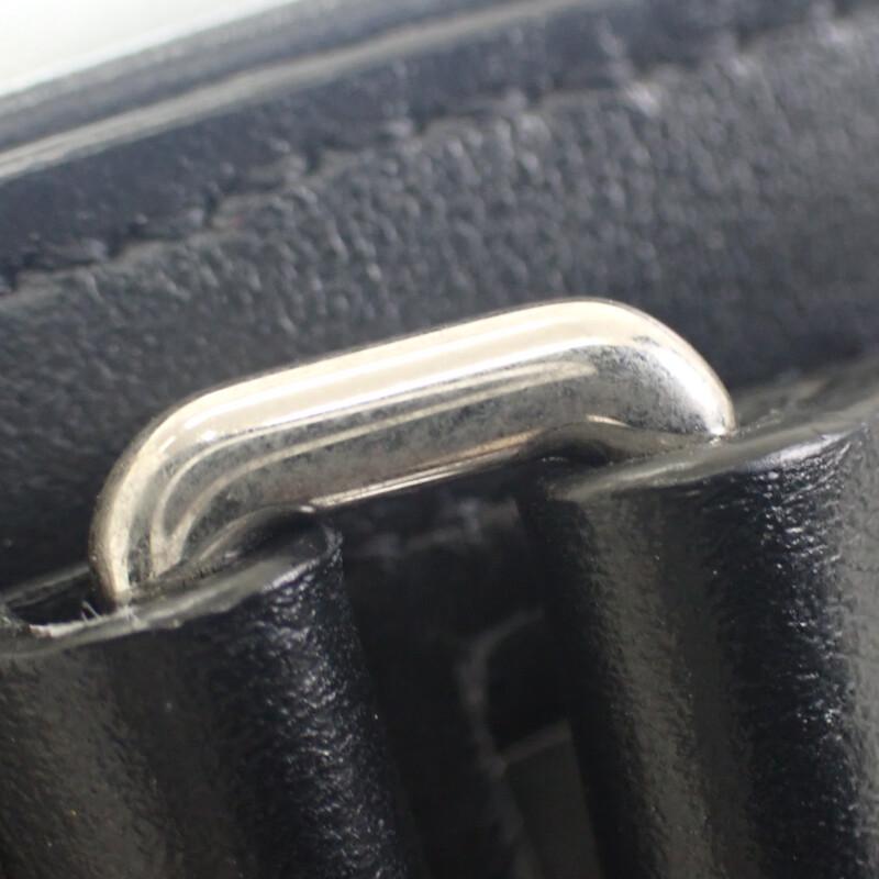 CELINE  194503DOT.38SI Shoulder Bag Black Calfskin Women