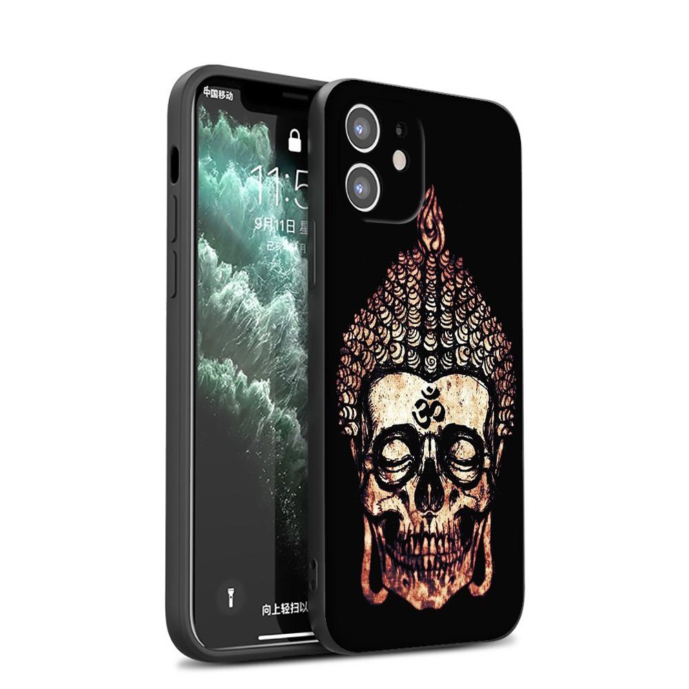 GX45 Budha To Buddha Silicone Soft Case for iPhone 13 12 Mini 11 Pro XS Max XR X 8 7 6 6S Plus 5 5S SE 2020