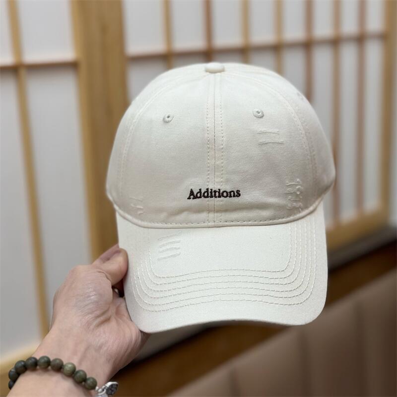 Spring And Summer Letter Embroidery Baseball Cap Children Washed Soft Top Cap Men'S Versatile Sunshade Sunscreen Cap
