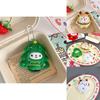 Adorable Plush Santa Claus Keychain Cute Cartoon Keyring Perfect For Christmas Gifts