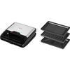 Grille-sandwich 3en1 - ECG - S 3173 - Plaques interchangeables - Acier inoxydable - 750 W