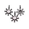 Sun And Moon Face Charms Multi Color Alloy Pendants For Celestial Themed Jewelry