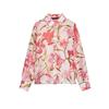 Spring New Women's Clothing Flower Print Fashion Vertical Lapel Long Sleeve Shirt 5029055 5029053